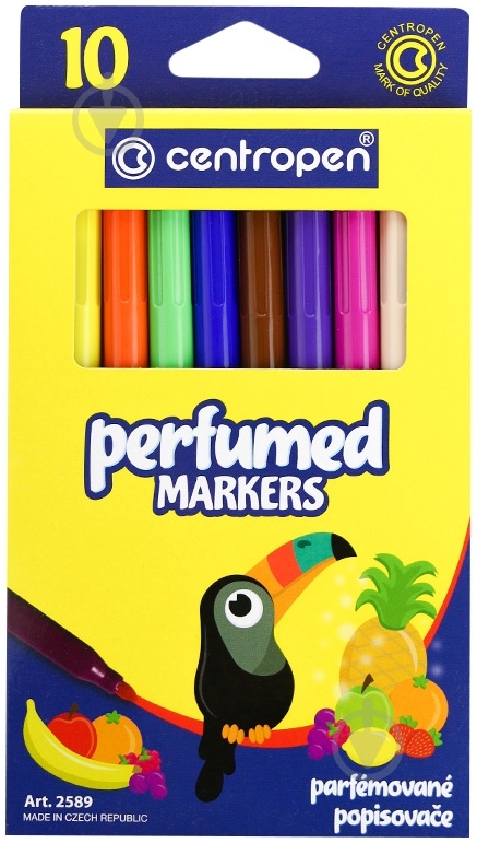 Фломастеры Perfumes 10 шт. с запахом 2589/10 Centropen - фото 1