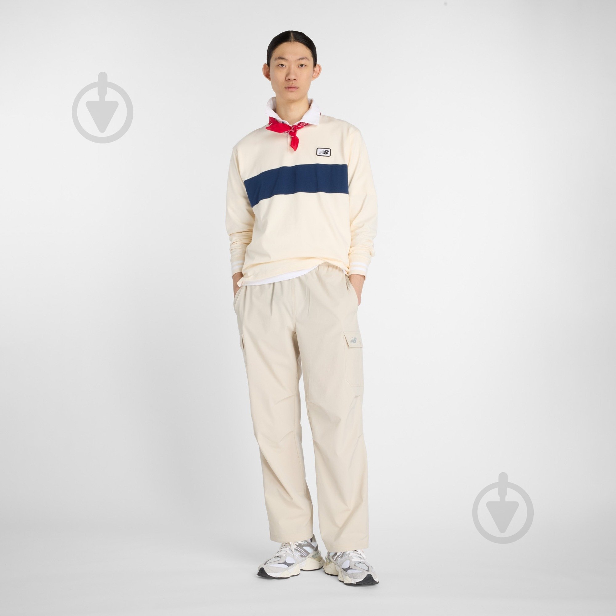 Брюки New Balance MP51538TWF р. XL бежевый - фото 2