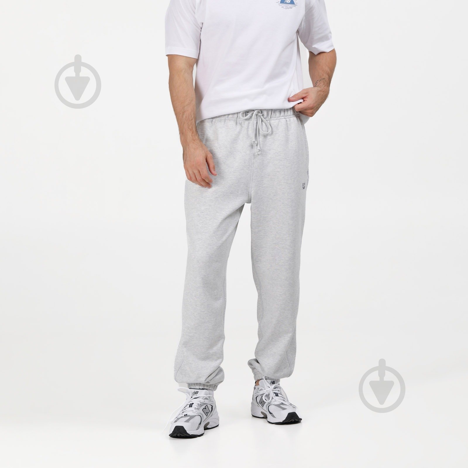 Брюки New Balance MP41508AHH р. XL серый - фото 1