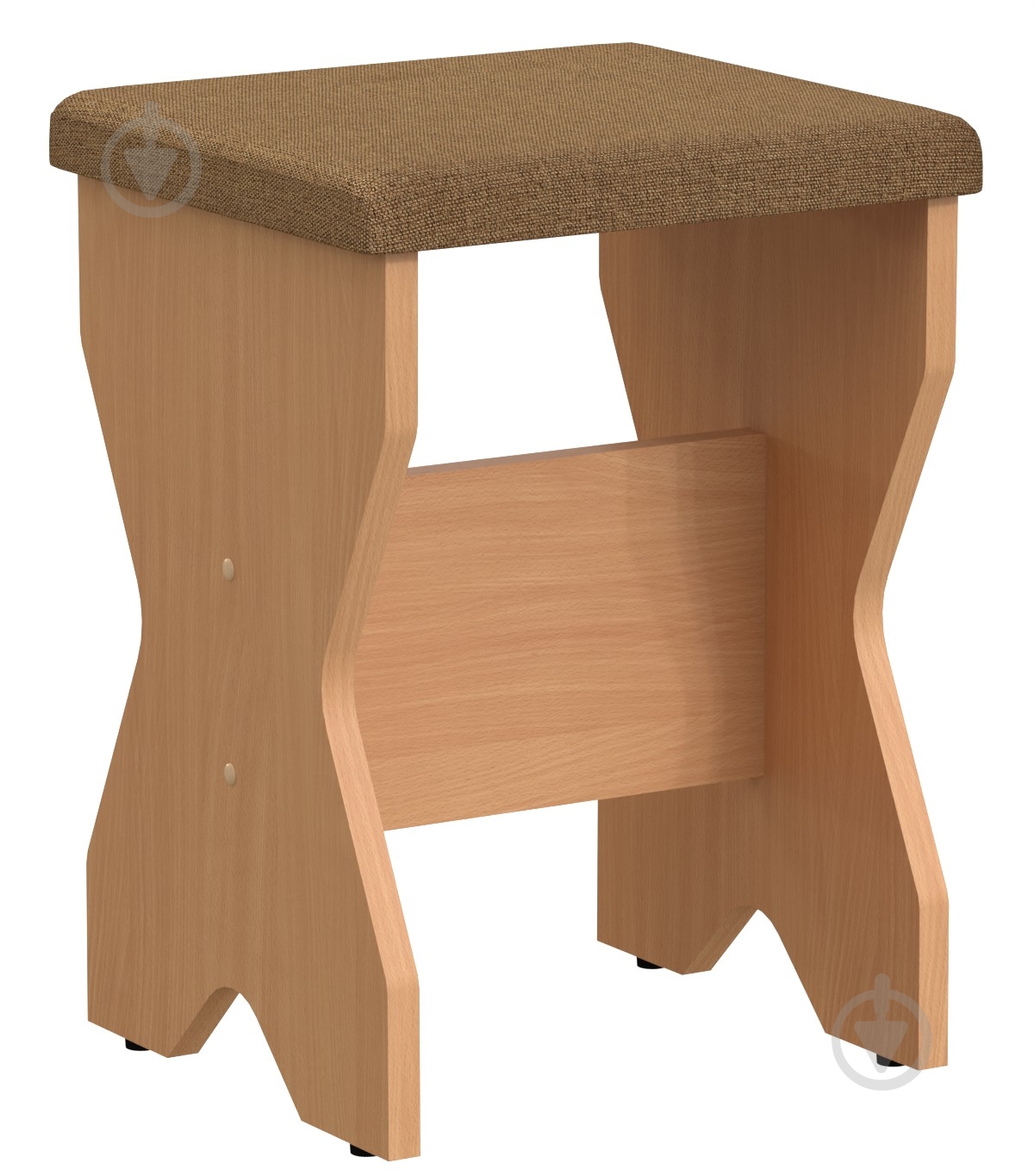 Табурет Компанит Т-1 шотландия браун / бук - фото 1