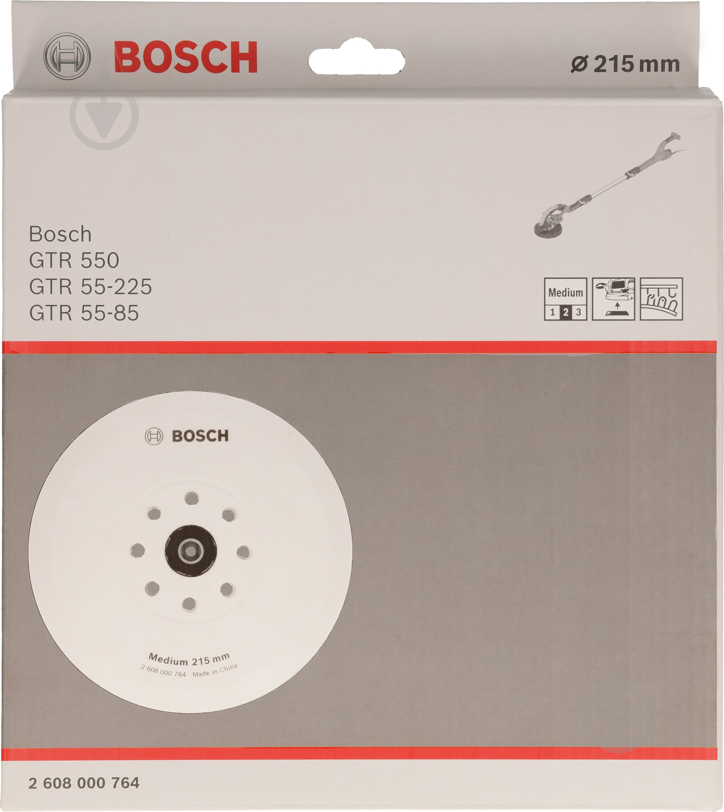 ᐉ Підошва шліфувальна Bosch 215 мм 2608000764 • Краща ціна в