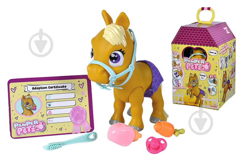 Ігровий набір Simba Pamper Petz Поні з конюшнею та аксесуарами 5950009 - фото 1