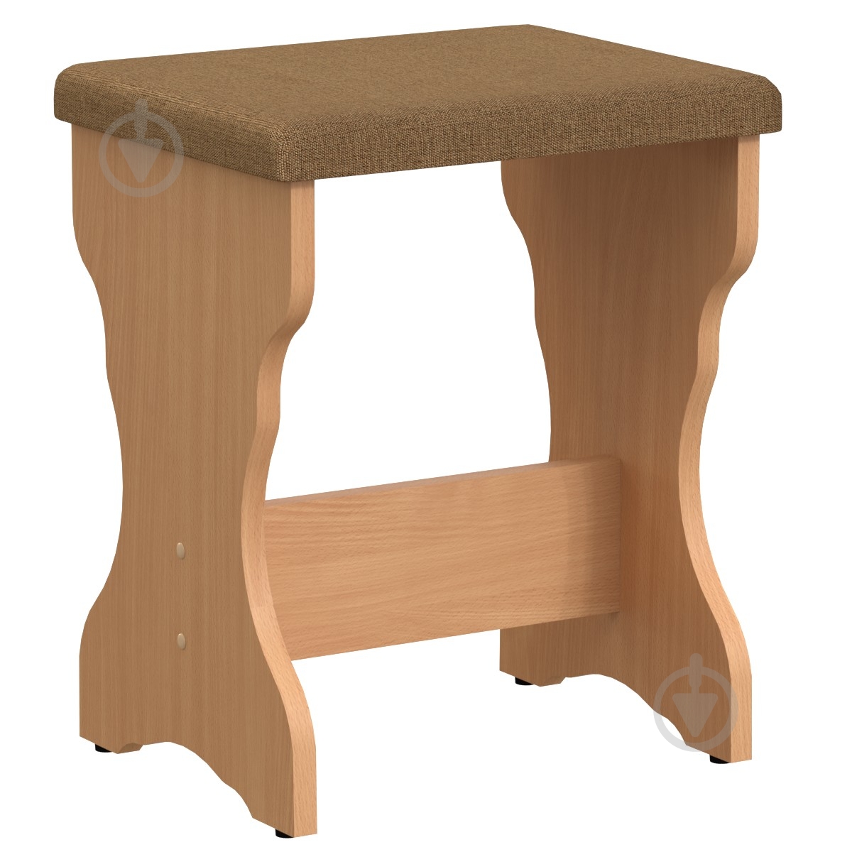 Табурет Компанит Т-2 шотландия браун / бук - фото 1