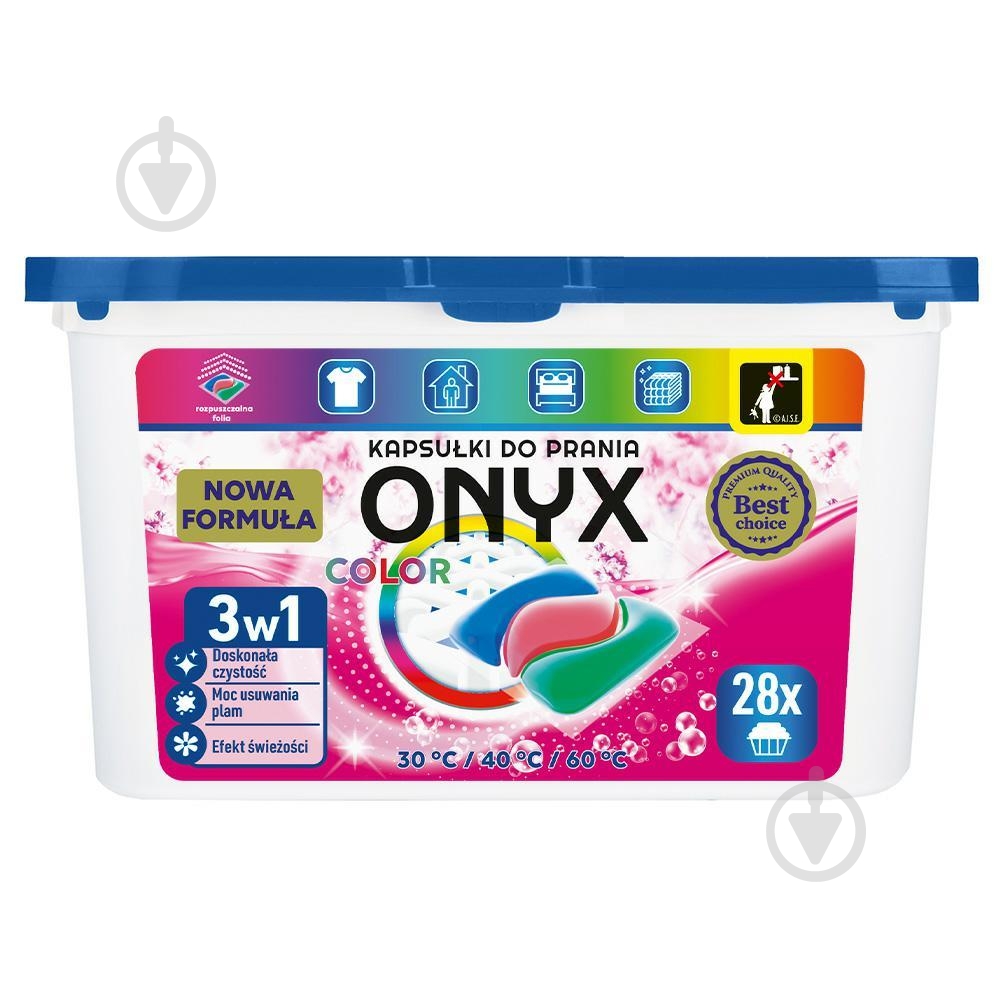 Капсули Onyx Color 3в1 28 шт. - фото 1