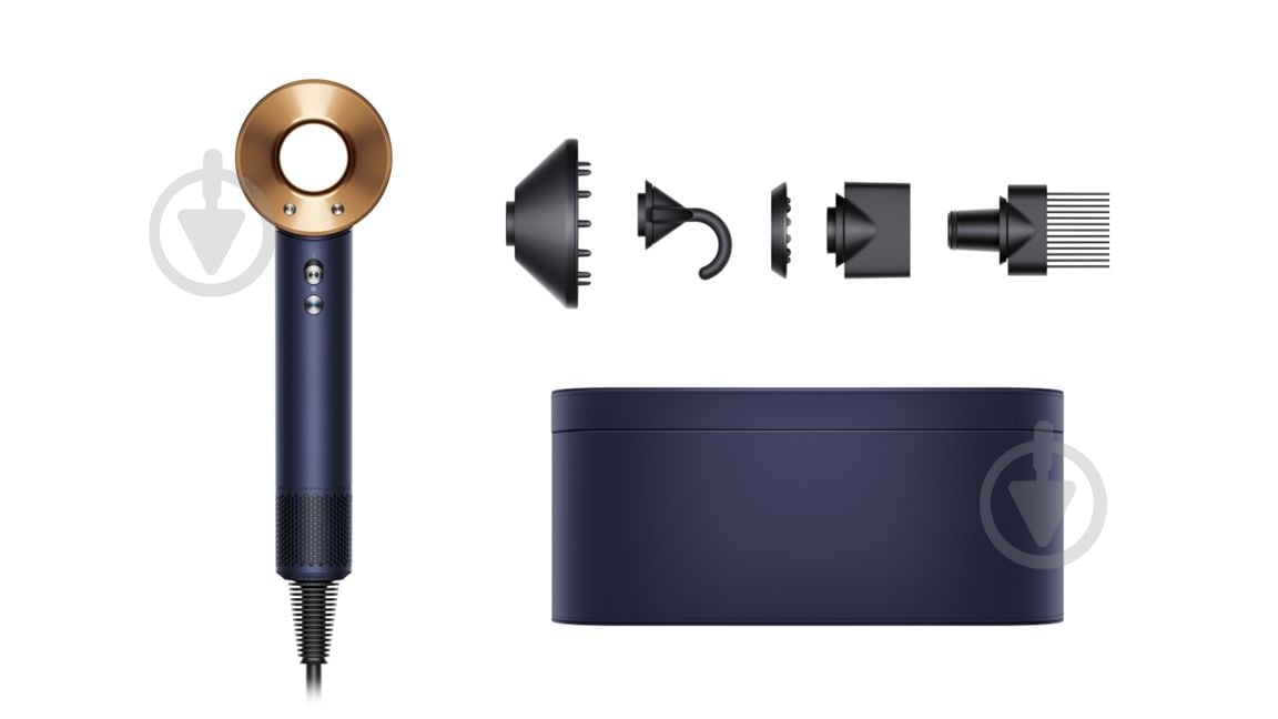 Фен Dyson HD07 Supersonic Blue/Copper - фото 11