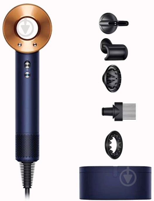 Фен Dyson HD07 Supersonic Blue/Copper - фото 1