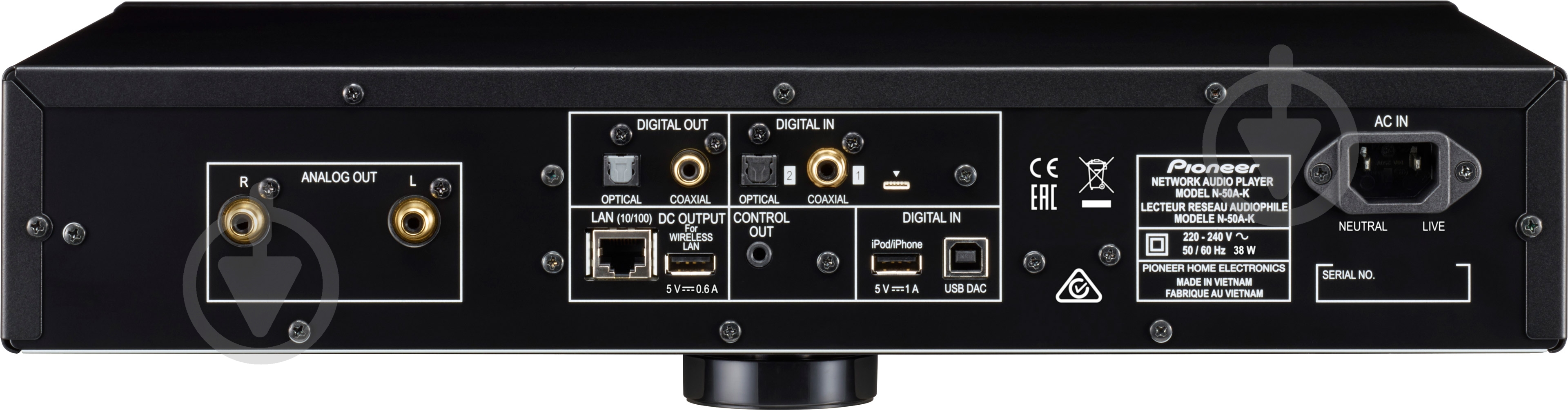 Мережевий аудіоплеєр PIONEER N-50A-K - фото 2