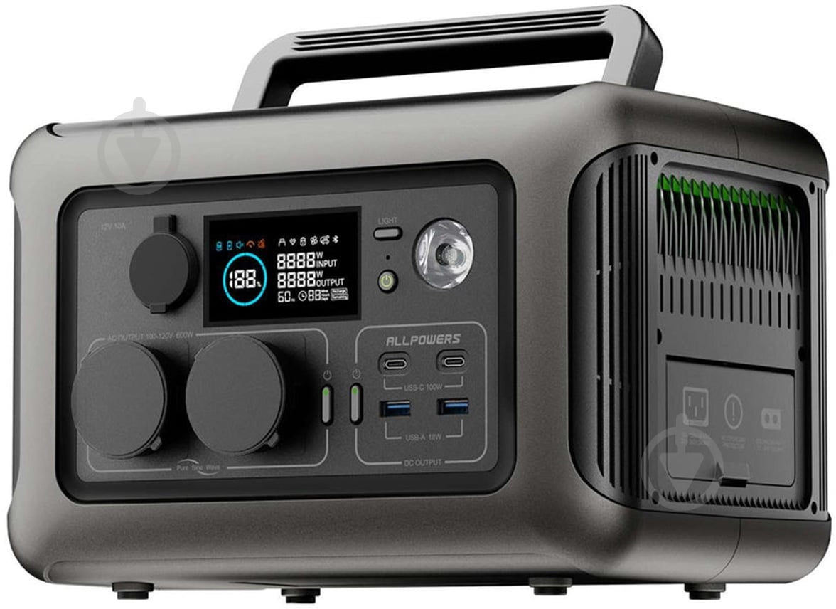 Зарядна станція ALLPOWERS R600 (299 Вт·год) - фото 2