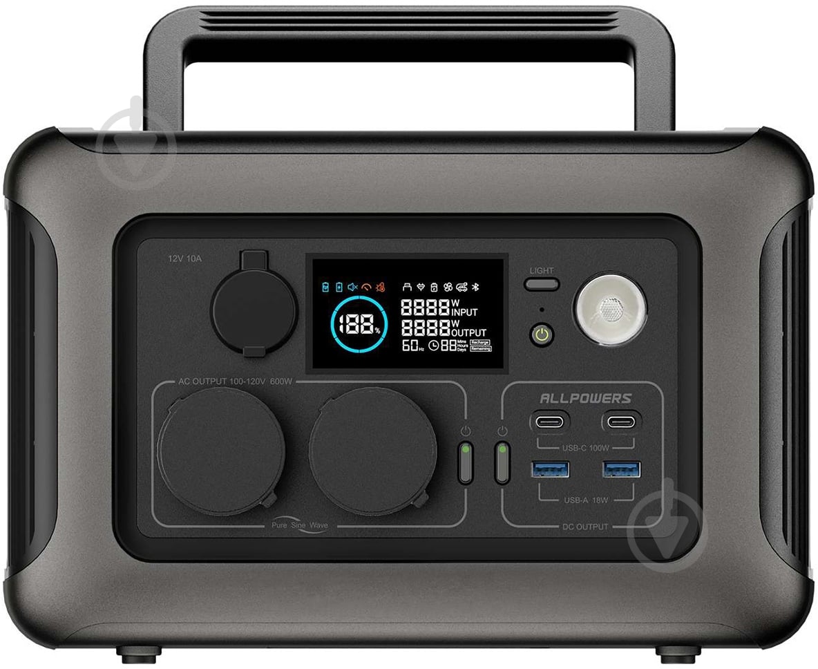 Зарядна станція ALLPOWERS R600 (299 Вт·год) - фото 1