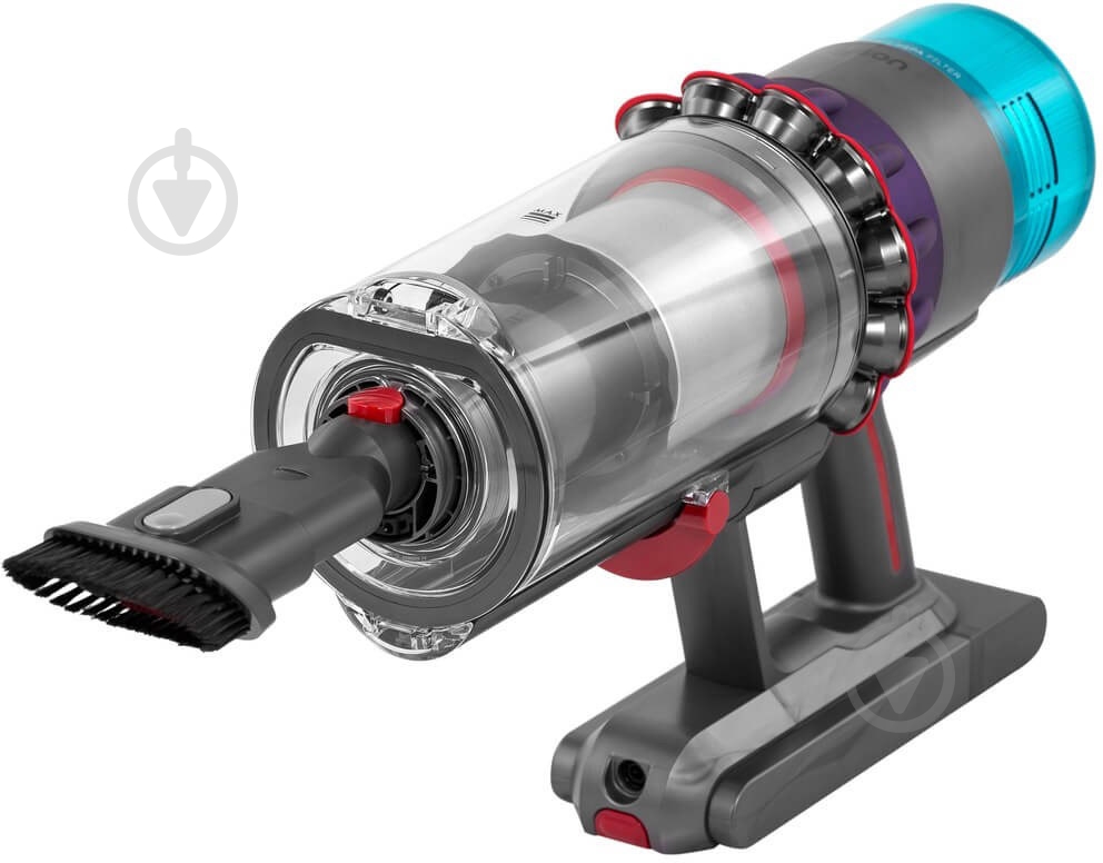 Пылесос аккумуляторный Dyson SV23 GEN5DT Abs (446989-01) nickel/purple - фото 14
