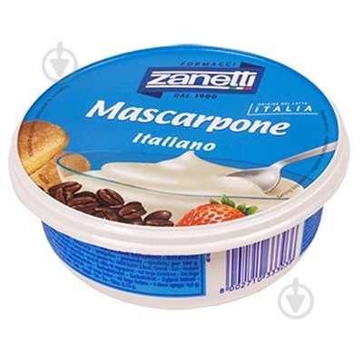 Сыр Занетті маскарпоне 250 г 80% - фото 1