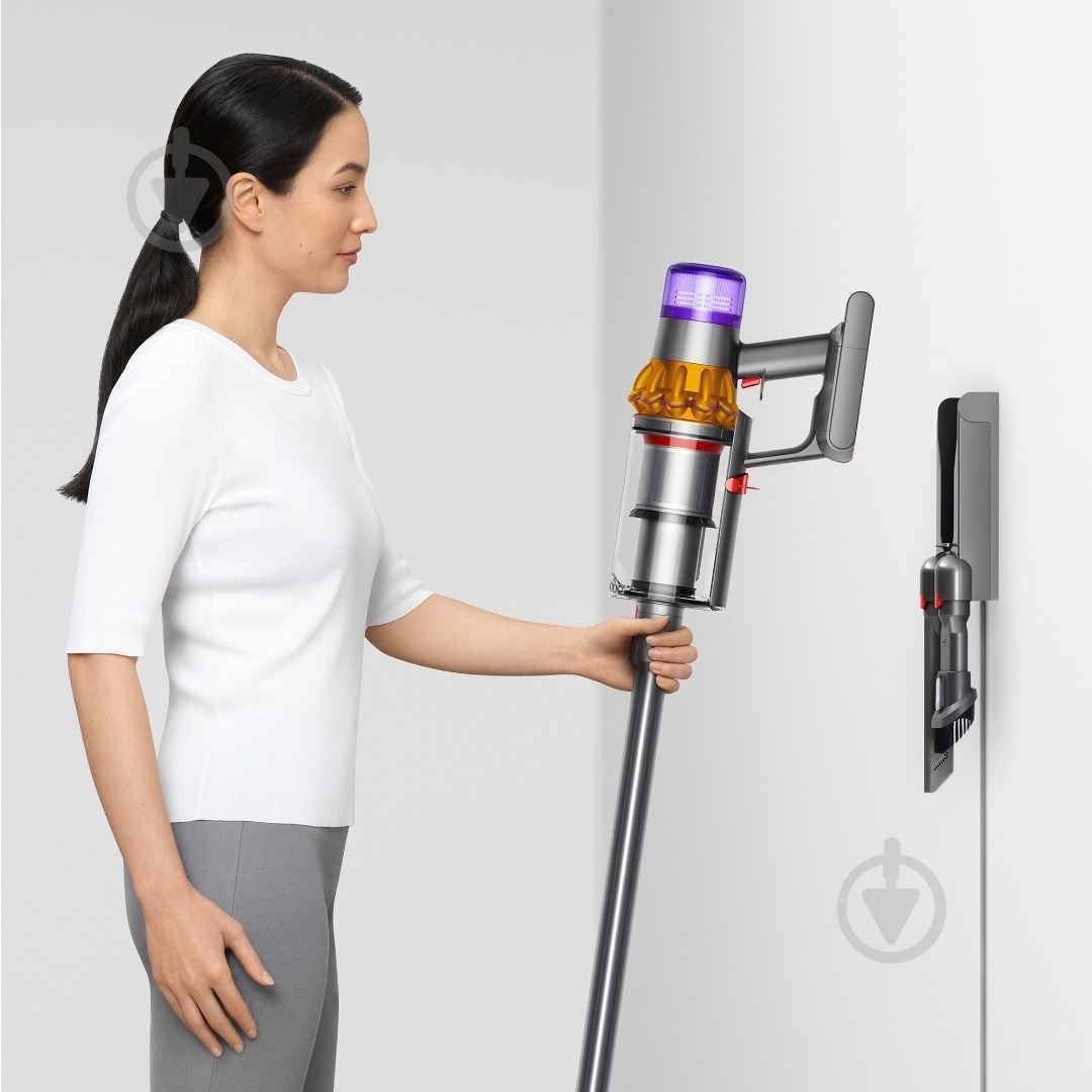 Пылесос аккумуляторный Dyson V15 Detect Absolute silver - фото 4