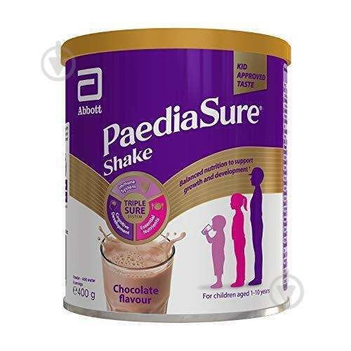 Сухий молочний напій PediaSure shake шоколад ж/б 400г - фото 1