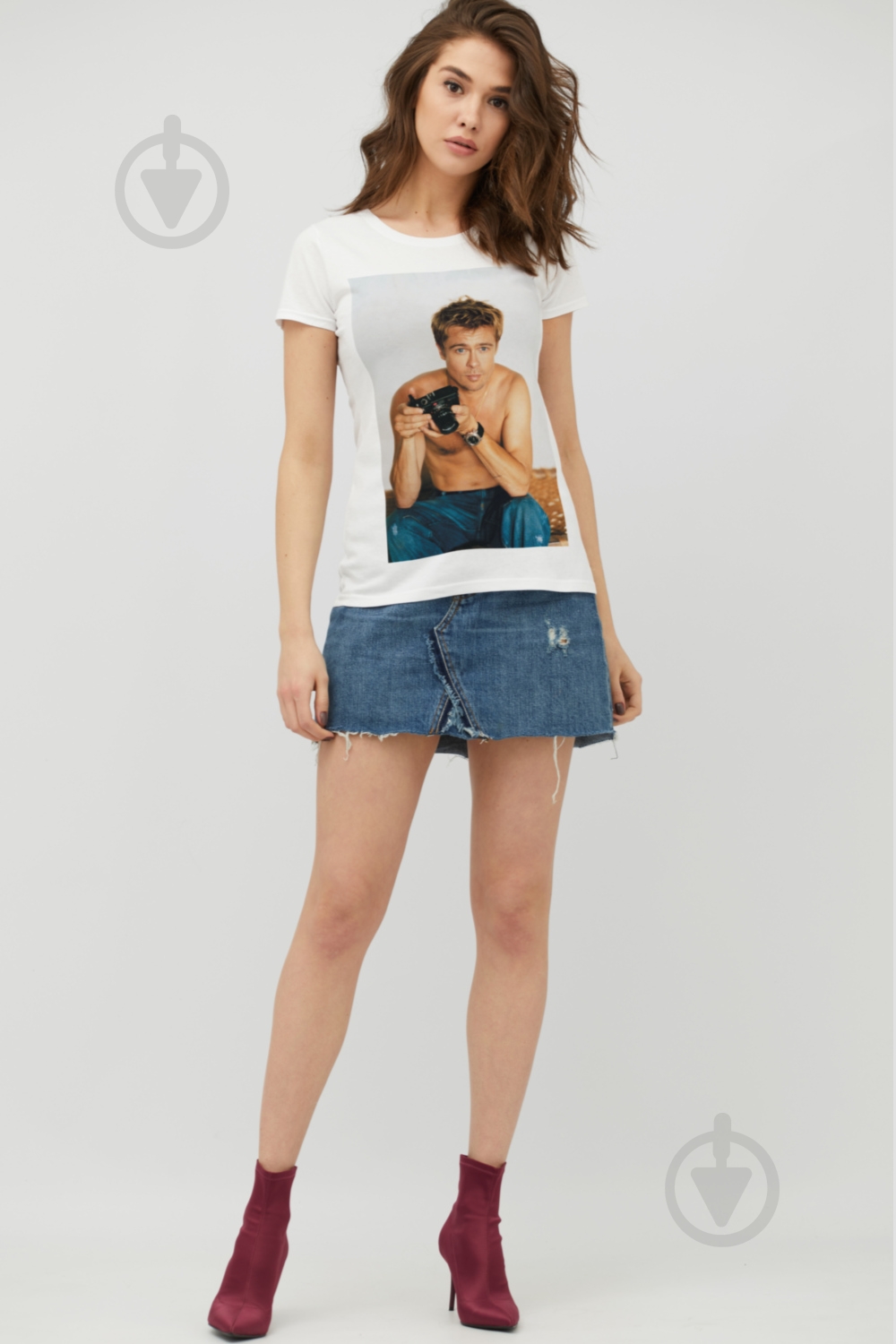 Футболка YAPPI Basic WW1388 р.S белый - фото 2