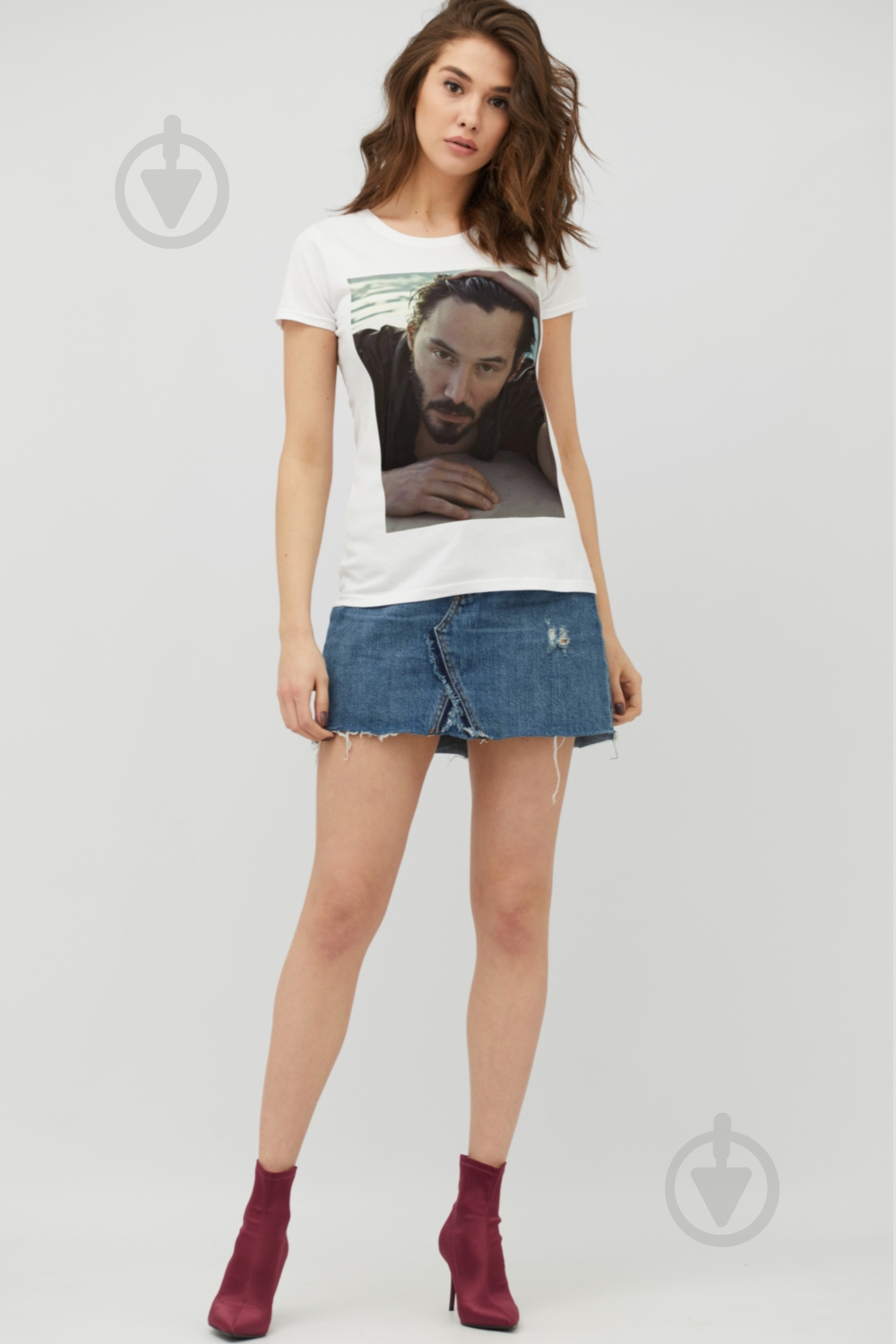 Футболка YAPPI Basic WW1472 р.S белый - фото 2 Футболка YAPPI Basic WW1472 р.S белый - фото 2