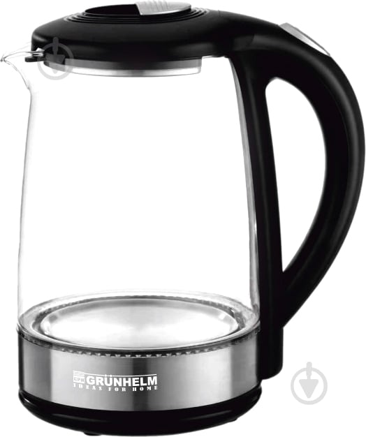 Электрочайник Grunhelm черный - фото 1