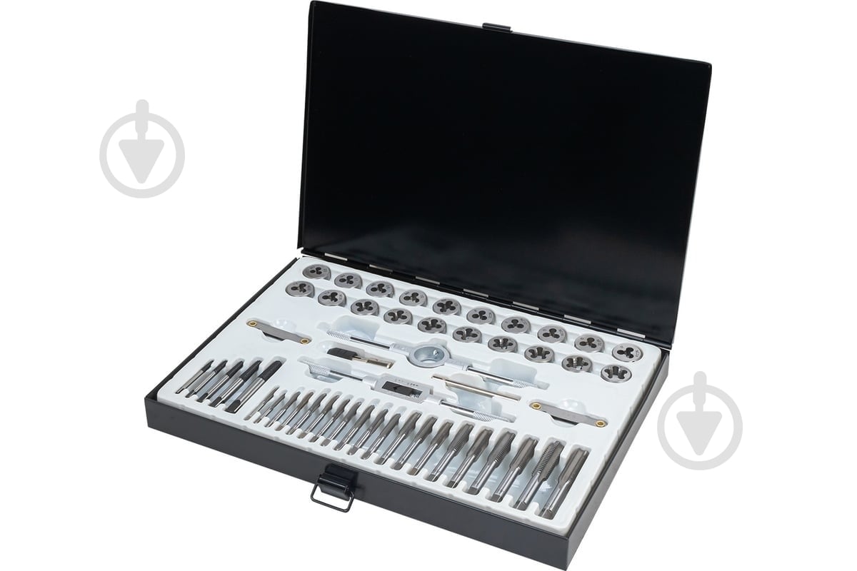 Набор метчиков и плашек (метрический+дюймовый) JBC 50 шт. JBC-M050-3 - фото 2 Набор метчиков и плашек (метрический+дюймовый) JBC 50 шт. JBC-M050-3 - фото 2