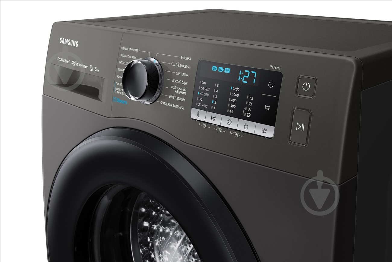 Стиральная машина Samsung WW80AGAS22AXUA - фото 7 Стиральная машина Samsung WW80AGAS22AXUA - фото 7