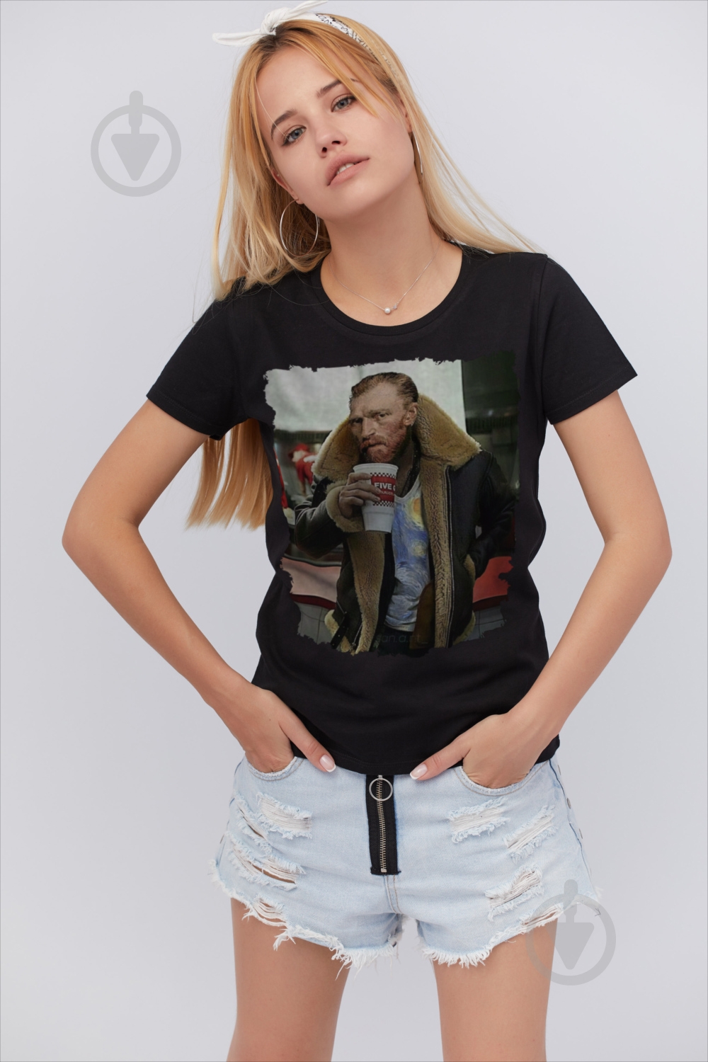 Футболка YAPPI Basic WB1072 р.XL черный - фото 1