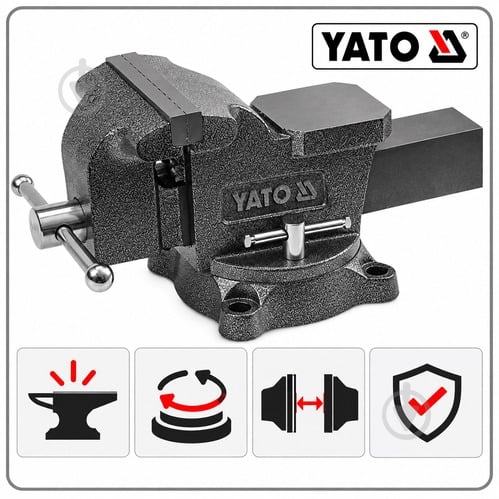 Тиски YATO YT-6504 - фото 3 Тиски YATO YT-6504 - фото 3