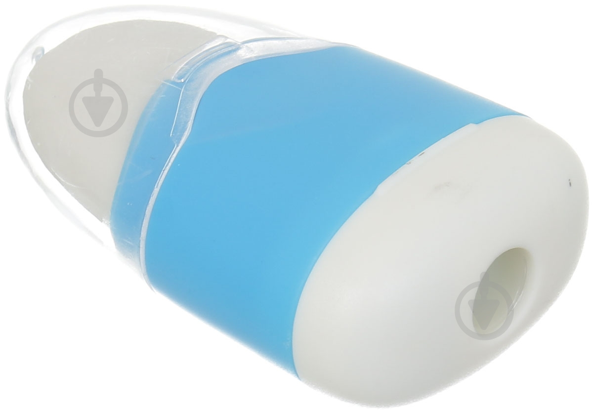 Точилка с контейнером и ластиком голубая Nota Bene - фото 1 Точилка с контейнером и ластиком голубая Nota Bene - фото 1