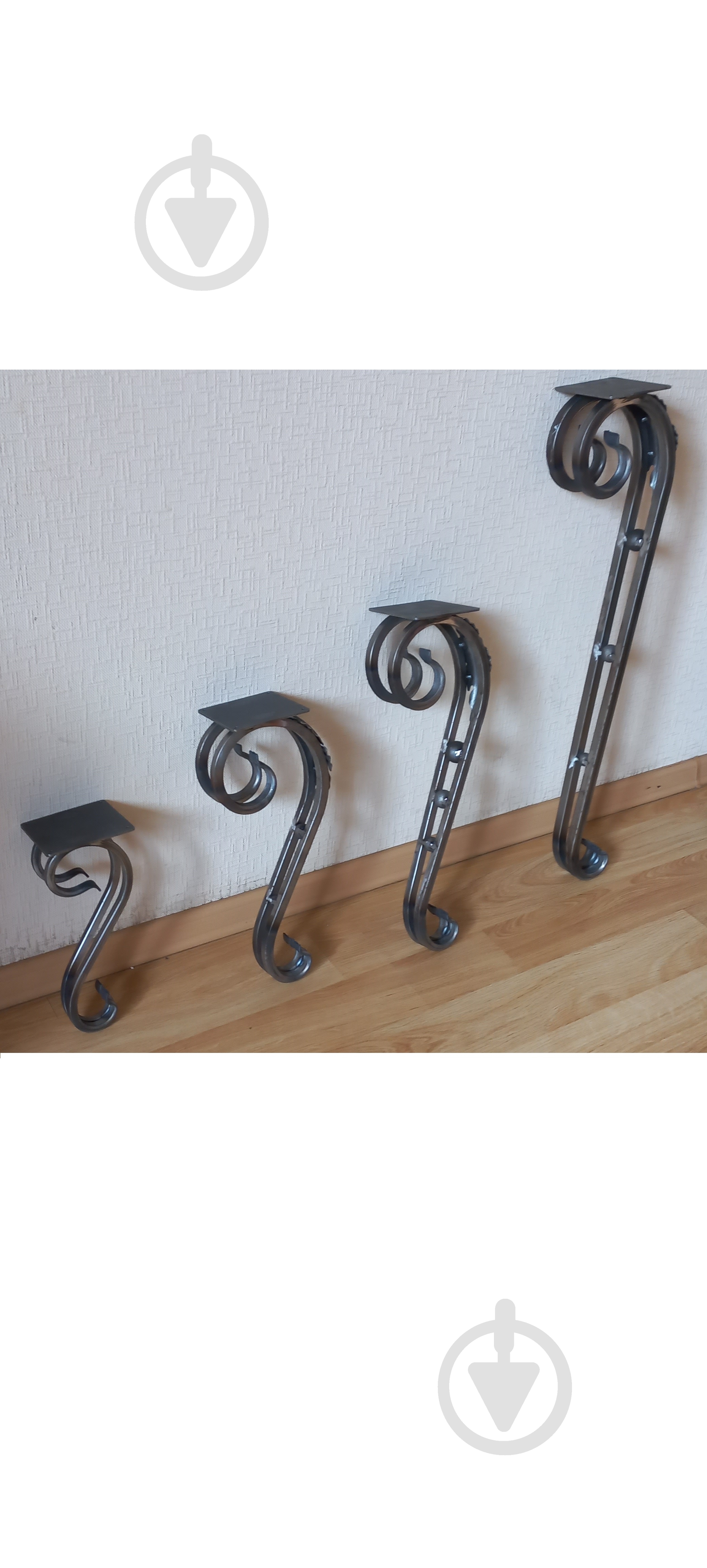 Ножка кованная Н470 мм - фото 3 Ножка кованная Н470 мм - фото 3