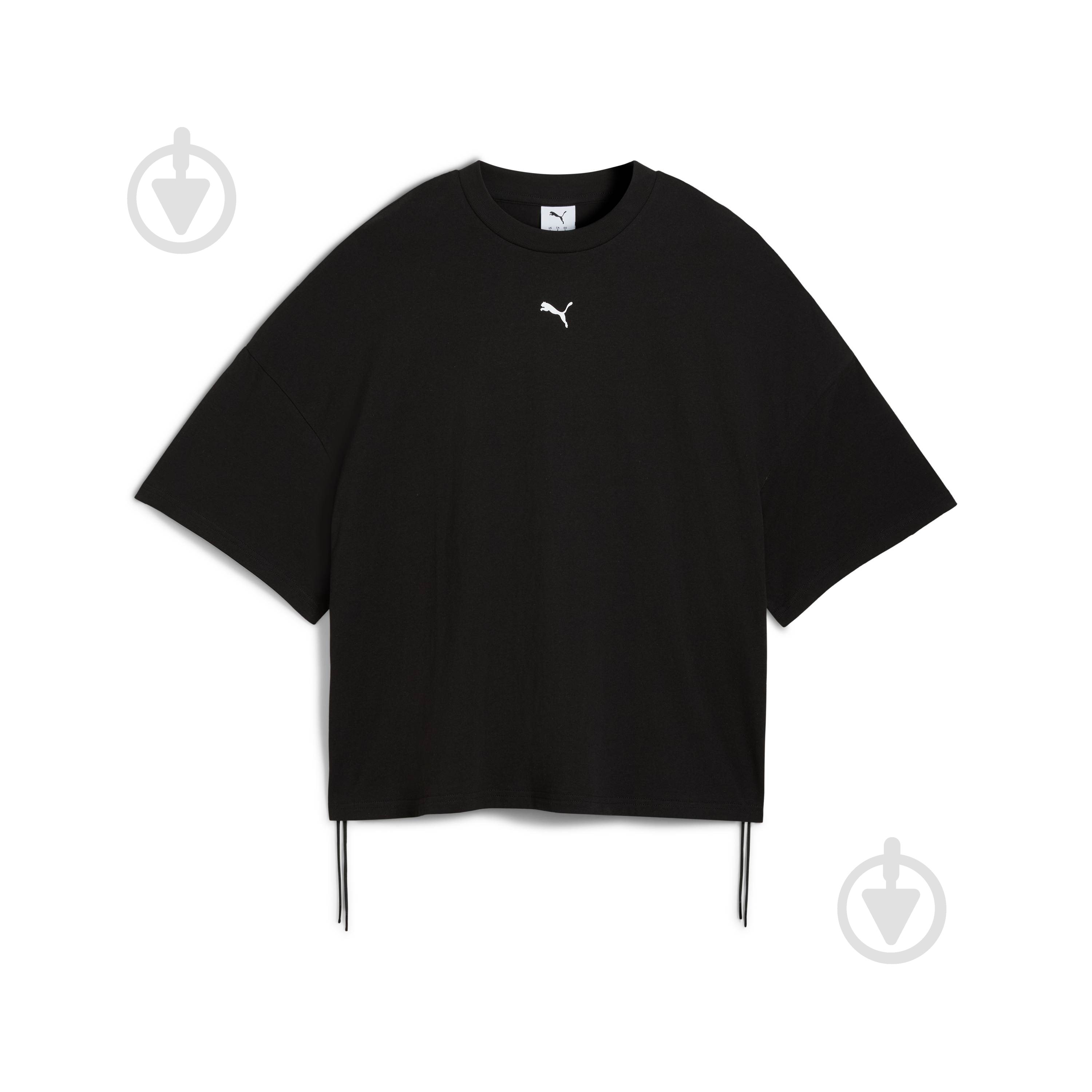 Футболка Puma DARE TO Oversized Ruched Tee 63214401 р.M чорний - фото 4 Футболка Puma DARE TO Oversized Ruched Tee 63214401 р.M чорний - фото 4