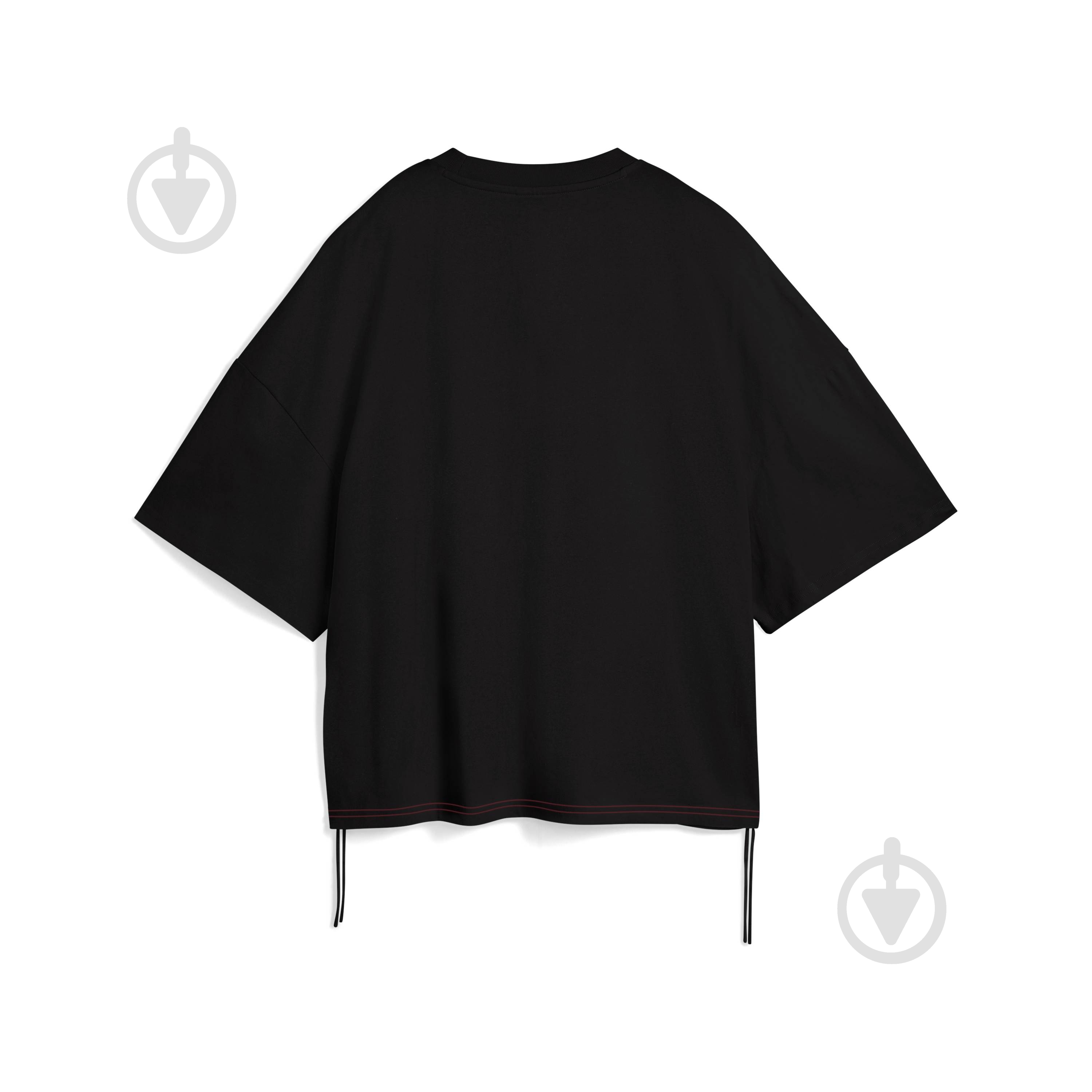 Футболка Puma DARE TO Oversized Ruched Tee 63214401 р.M чорний - фото 5 Футболка Puma DARE TO Oversized Ruched Tee 63214401 р.M чорний - фото 5