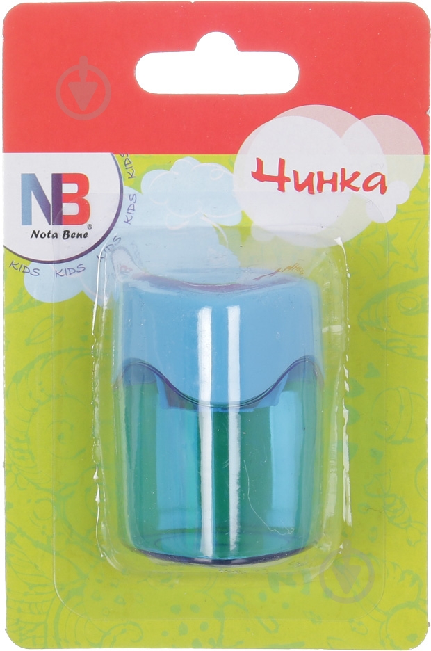 Точилка треугольная с контейнером синяя Nota Bene - фото 1