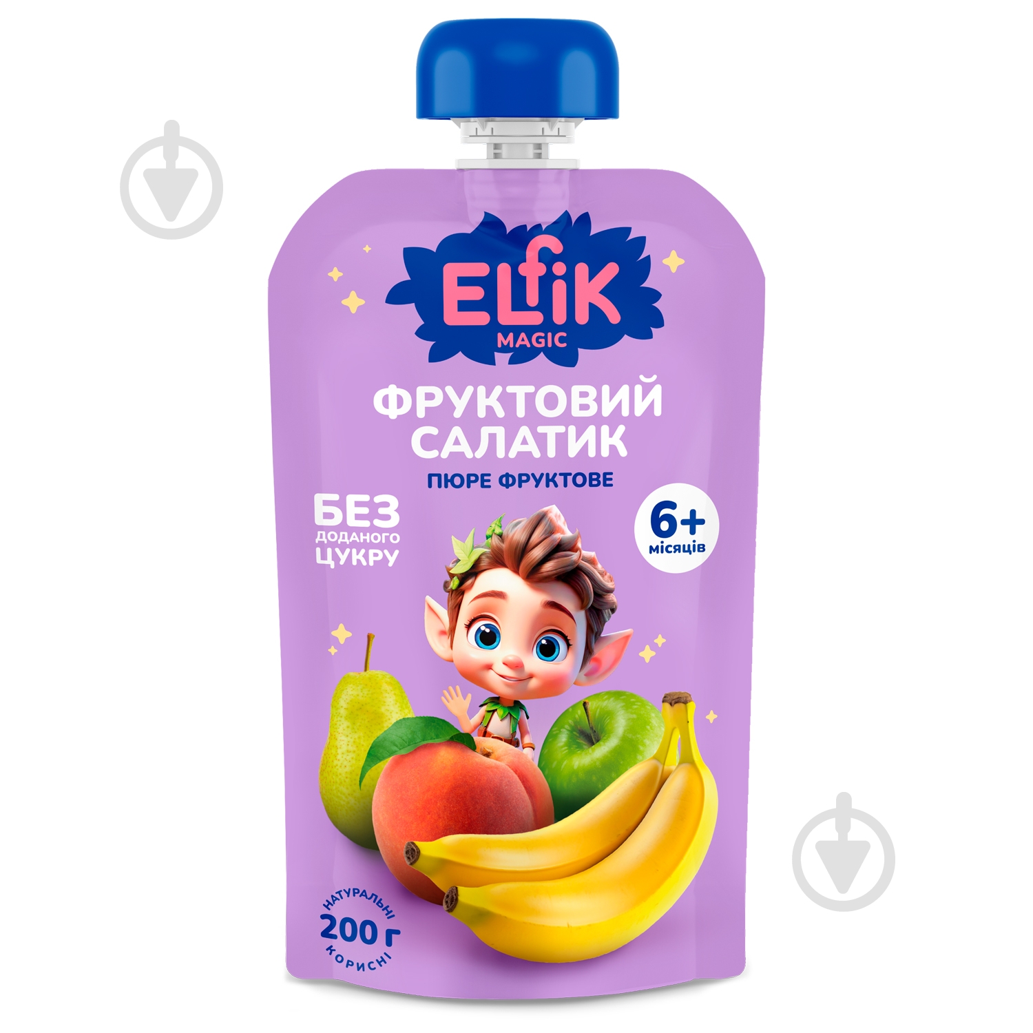 Пюре фруктове Elfik Фруктовий салатик Magic 200 г - фото 1