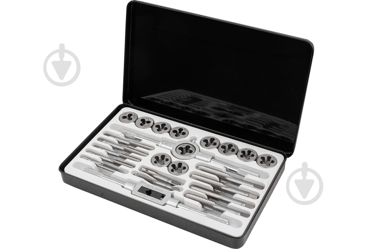 Набор метчиков и плашек дюймовый Scheppach 24 шт. SCH-M024-2 - фото 2