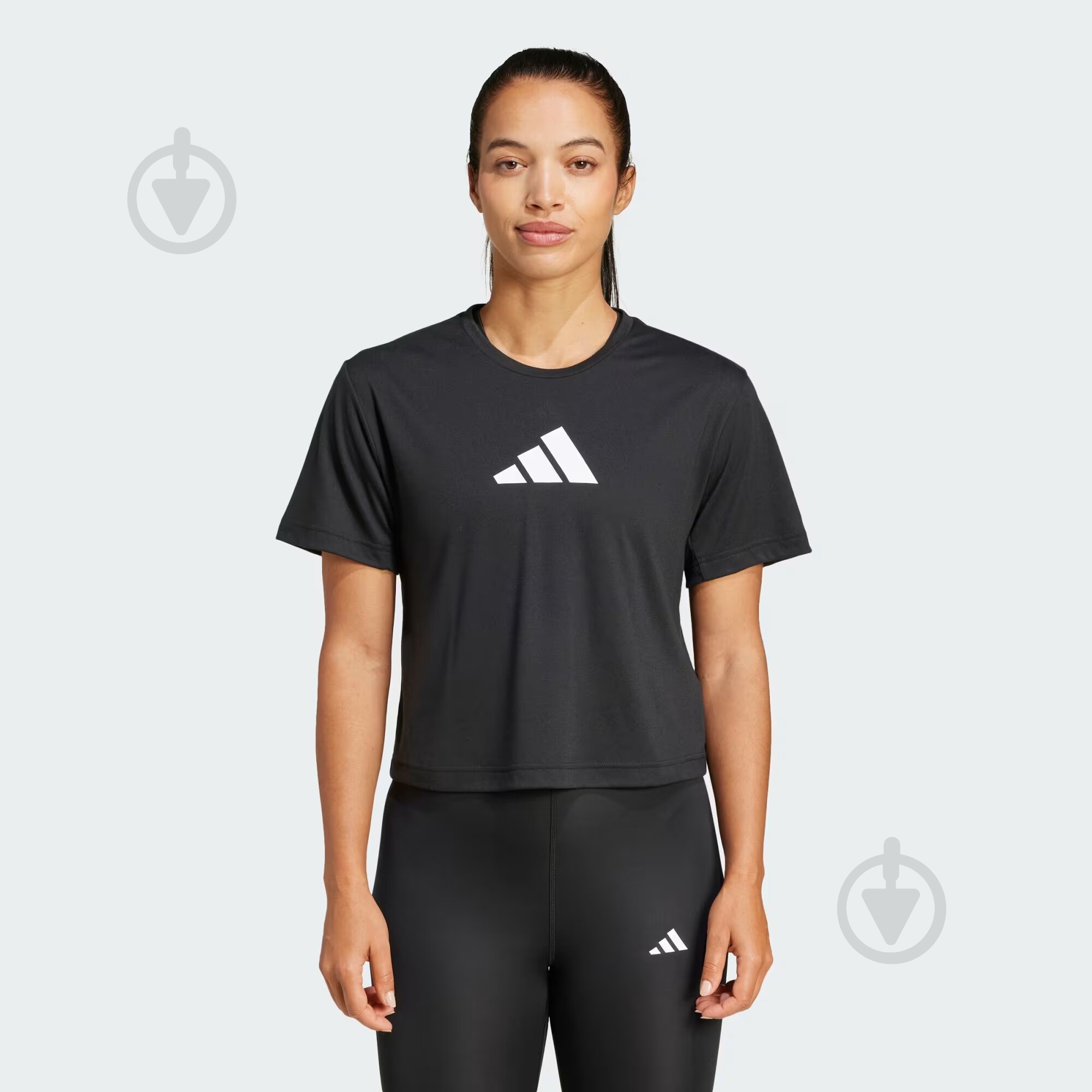 Футболка Adidas TR-ES BL TEE JG8614 р.M чорний - фото 1