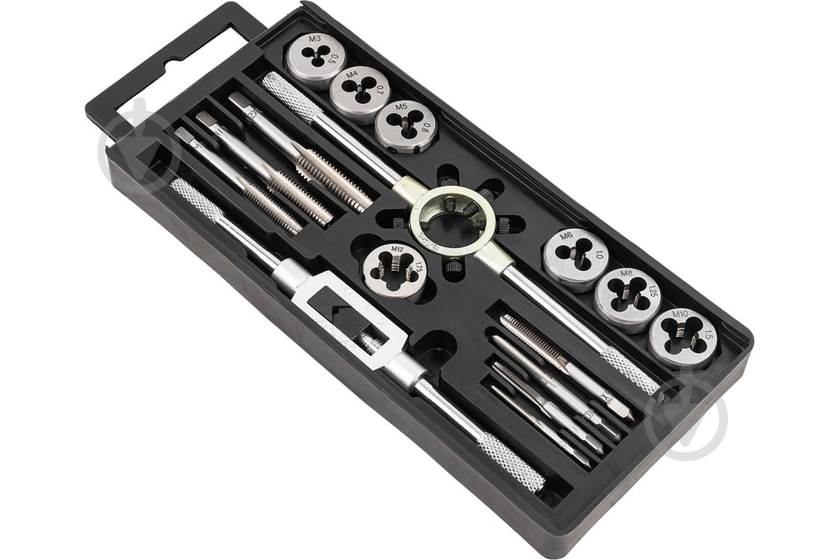 Набор метчиков и плашек метрический JBC 16 шт. JBC-PD016-1 - фото 1 Набор метчиков и плашек метрический JBC 16 шт. JBC-PD016-1 - фото 1