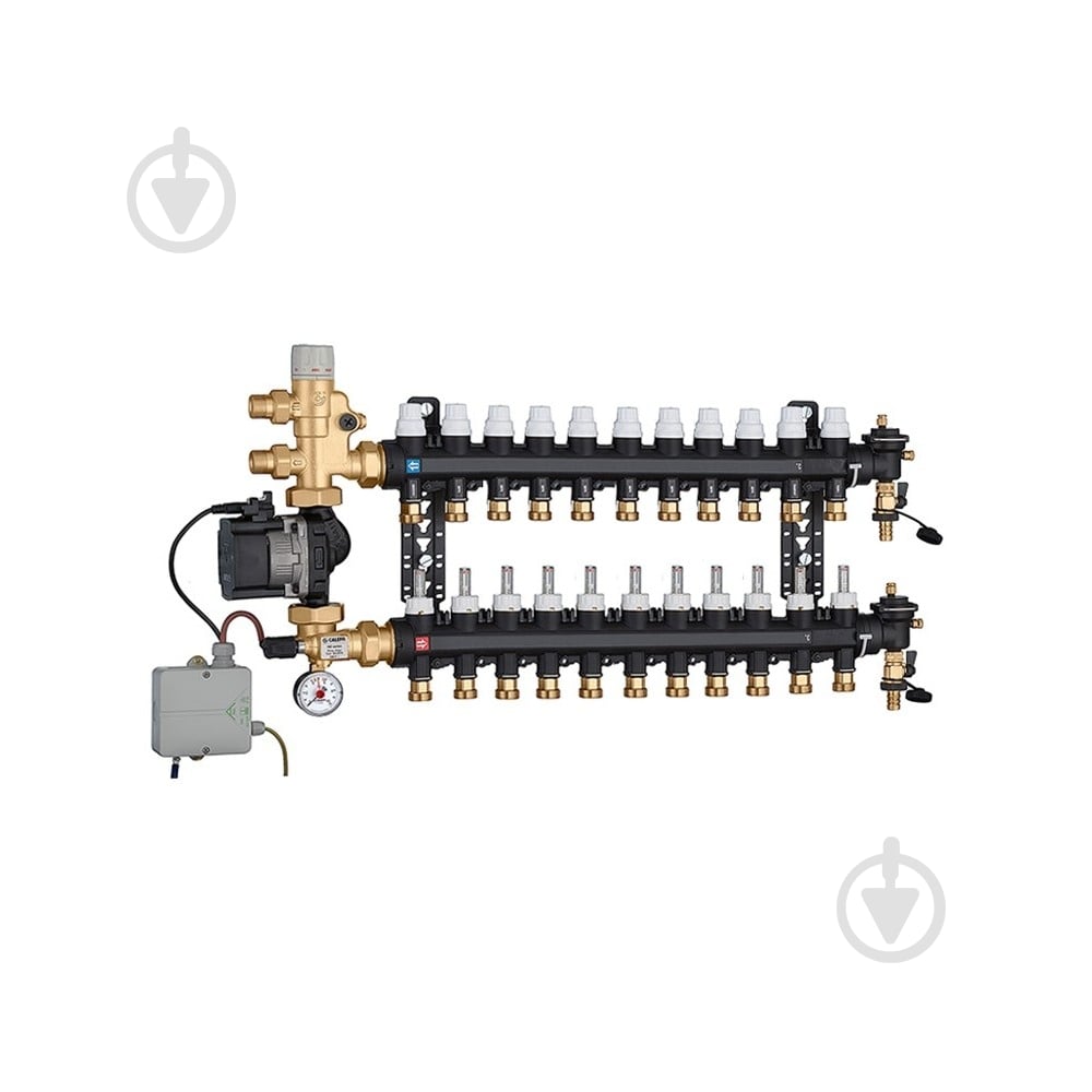 Колектор Caleffi 1825M5 (технополімер) + змішув. група та насос UPS 25-60 3/4" 3 x 11 x 3/4" З S - фото 1 Колектор Caleffi 1825M5 (технополімер) + змішув. група та насос UPS 25-60 3/4" 3 x 11 x 3/4" З S - фото 1