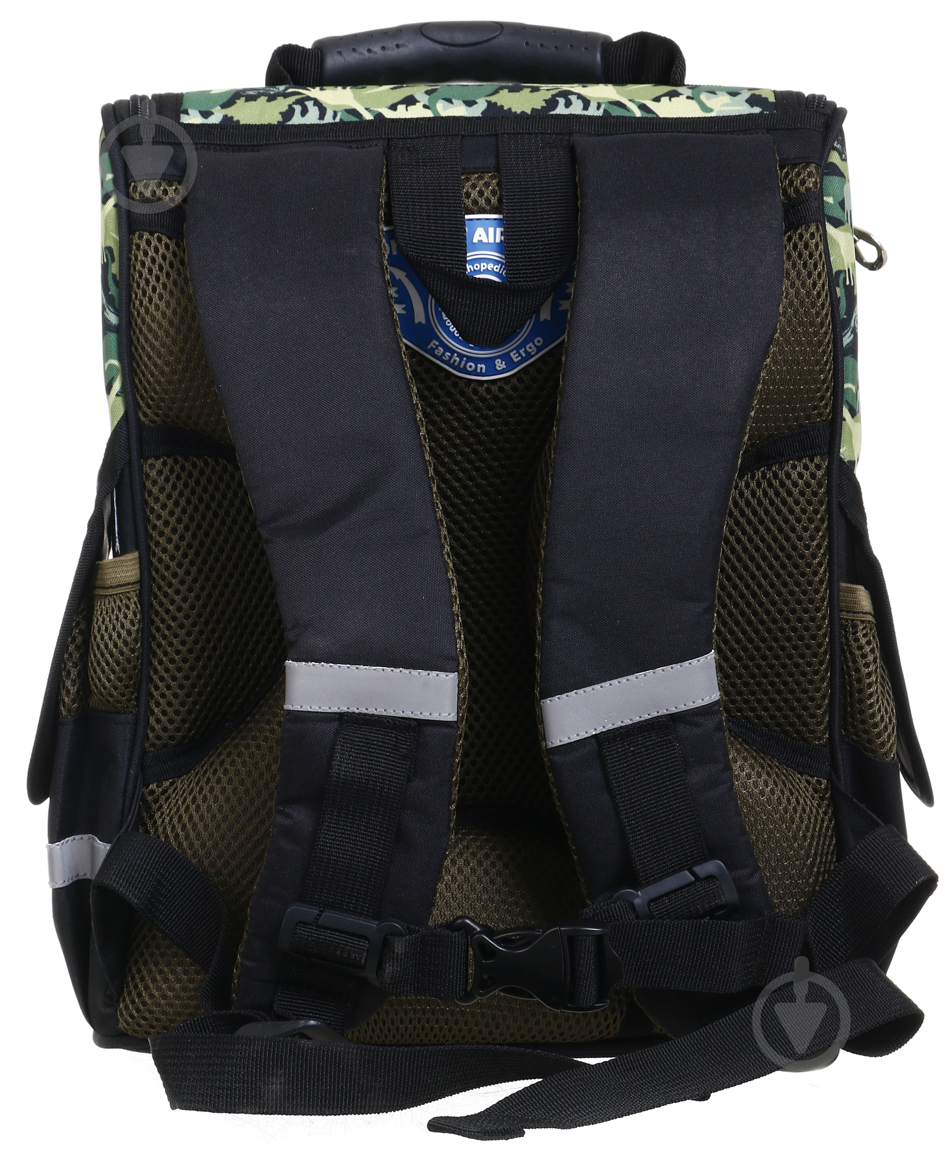 Ранец школьный Nota Bene короб ортопедический Dino динозавр хаки - фото 3 Ранец школьный Nota Bene короб ортопедический Dino динозавр хаки - фото 3