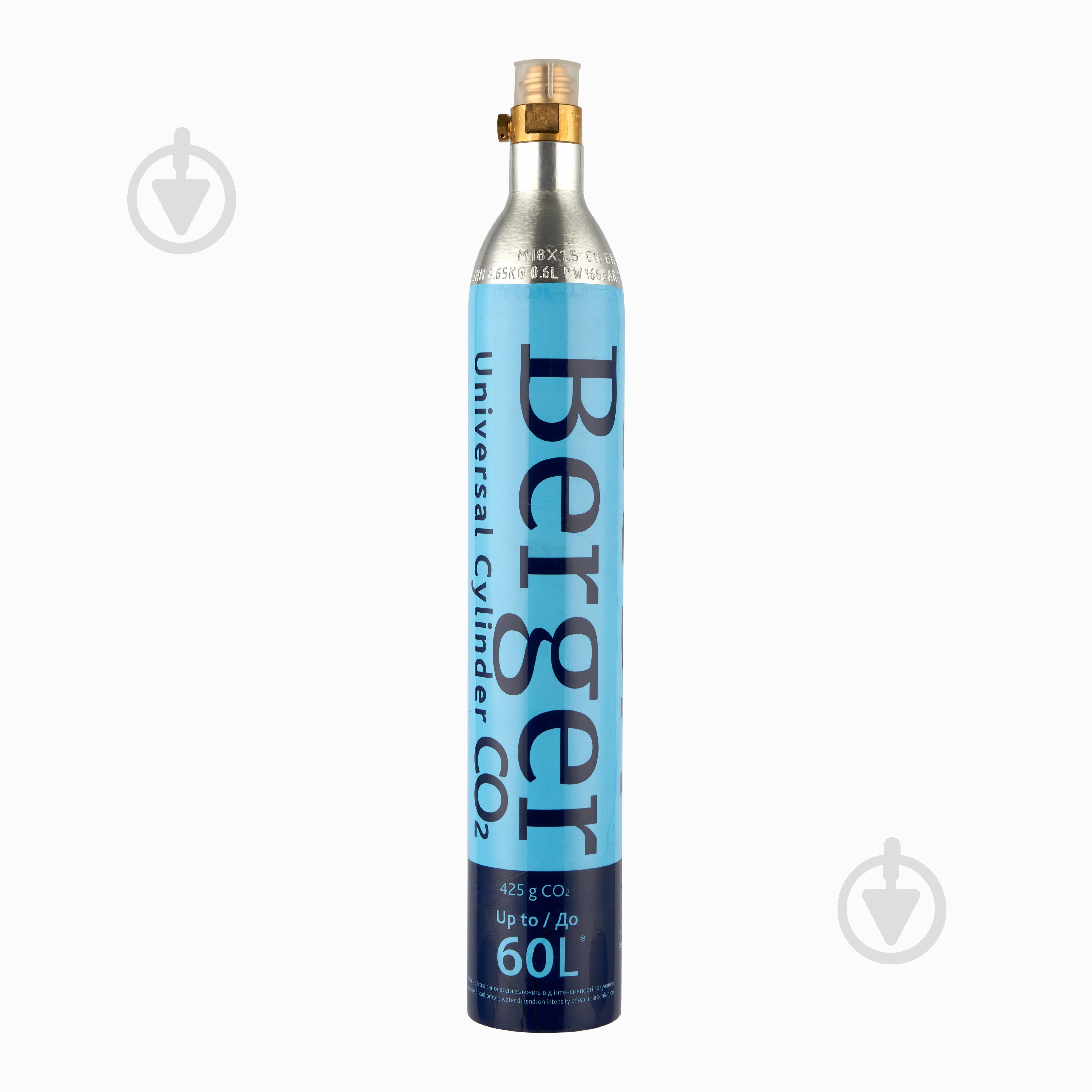 Баллон газовый Berger (CO2) 425 г 60 л - фото 1 Баллон газовый Berger (CO2) 425 г 60 л - фото 1