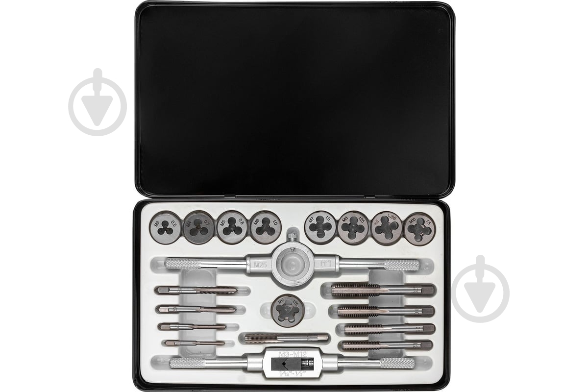 Набор метчиков и плашек метрический Scheppach 20 шт. SCH-M020-1 - фото 3 Набор метчиков и плашек метрический Scheppach 20 шт. SCH-M020-1 - фото 3