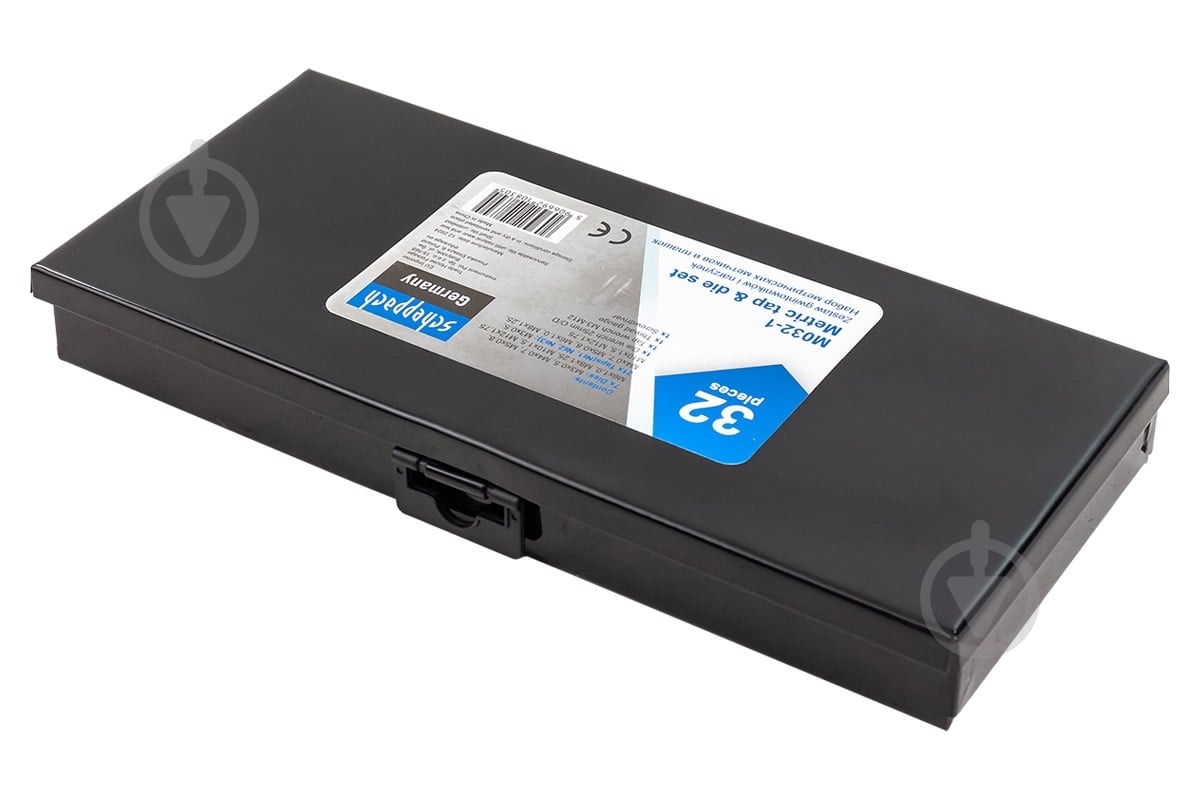 Набор метчиков и плашек метрический, в металлическом кейсе Scheppach 32 шт. SCH-M032-1 - фото 4 Набор метчиков и плашек метрический, в металлическом кейсе Scheppach 32 шт. SCH-M032-1 - фото 4