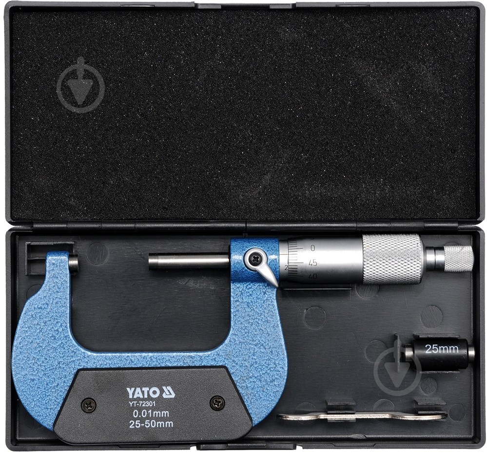 Микрометр YATO YT-72301 0.01, 25-50мм - фото 2