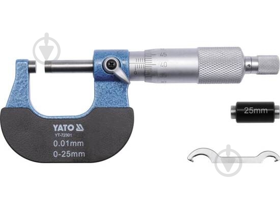 Микрометр YATO YT-72301 0.01, 25-50мм - фото 1