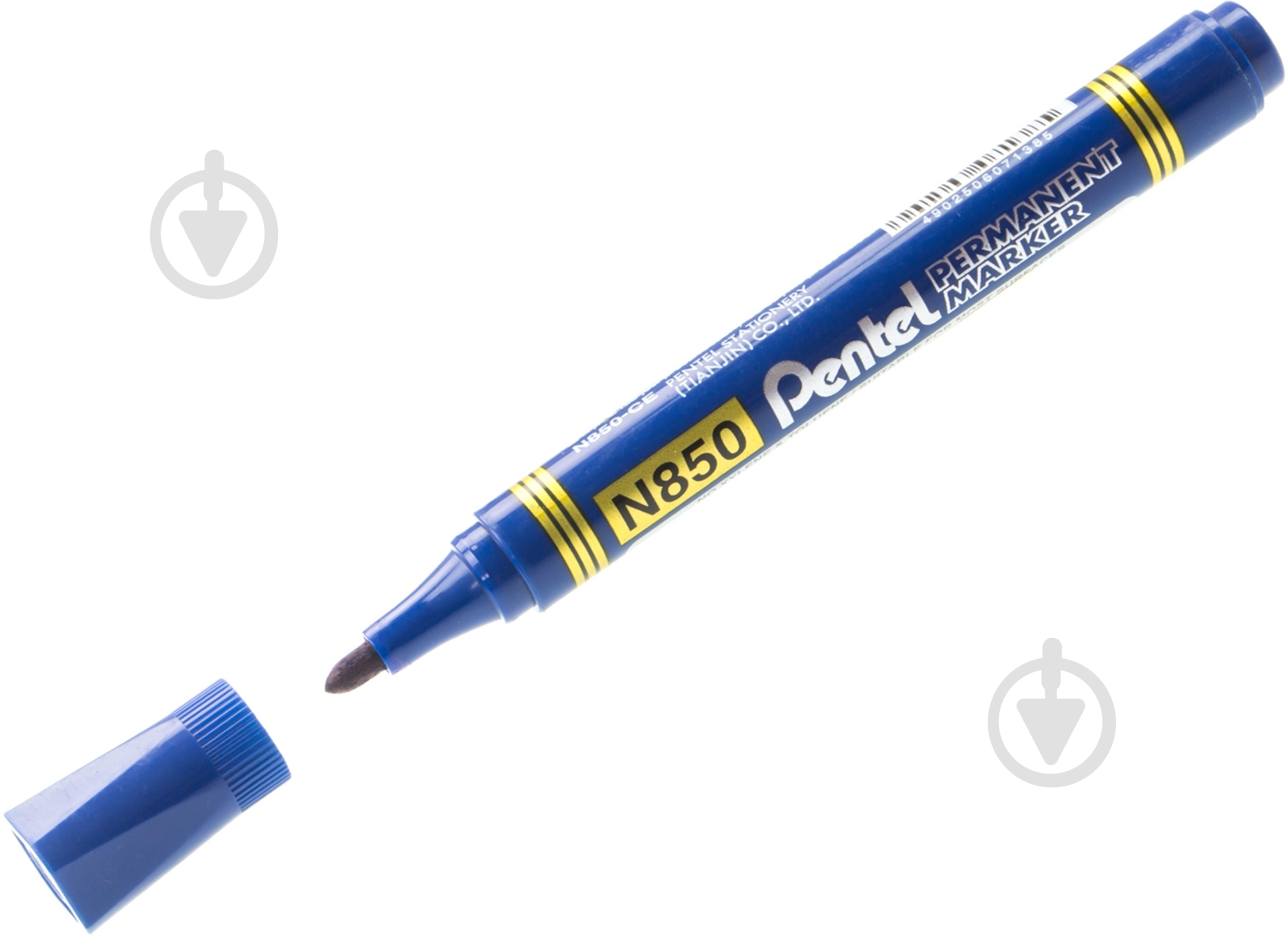 Маркер перманентный синий  Pentel N850-С - фото 1