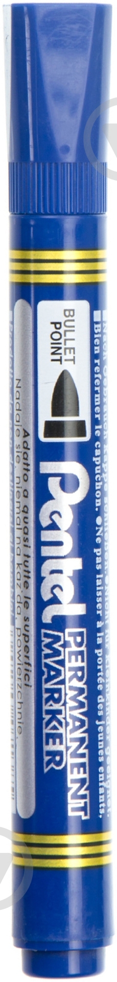 Маркер перманентный синий  Pentel N850-С - фото 2