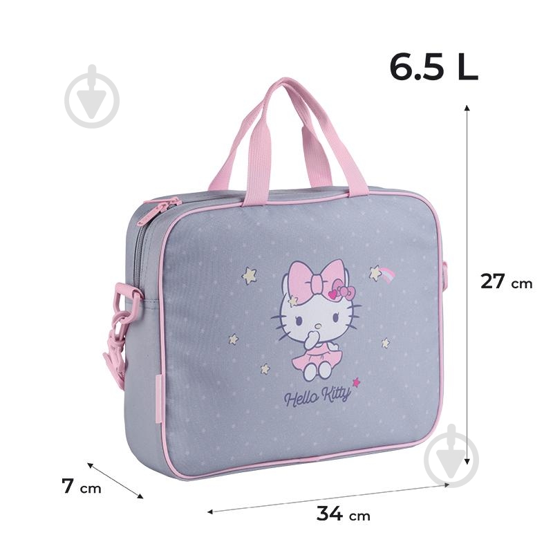 Сумка-портфель А4 589-1 Hello Kitty KITE - фото 2