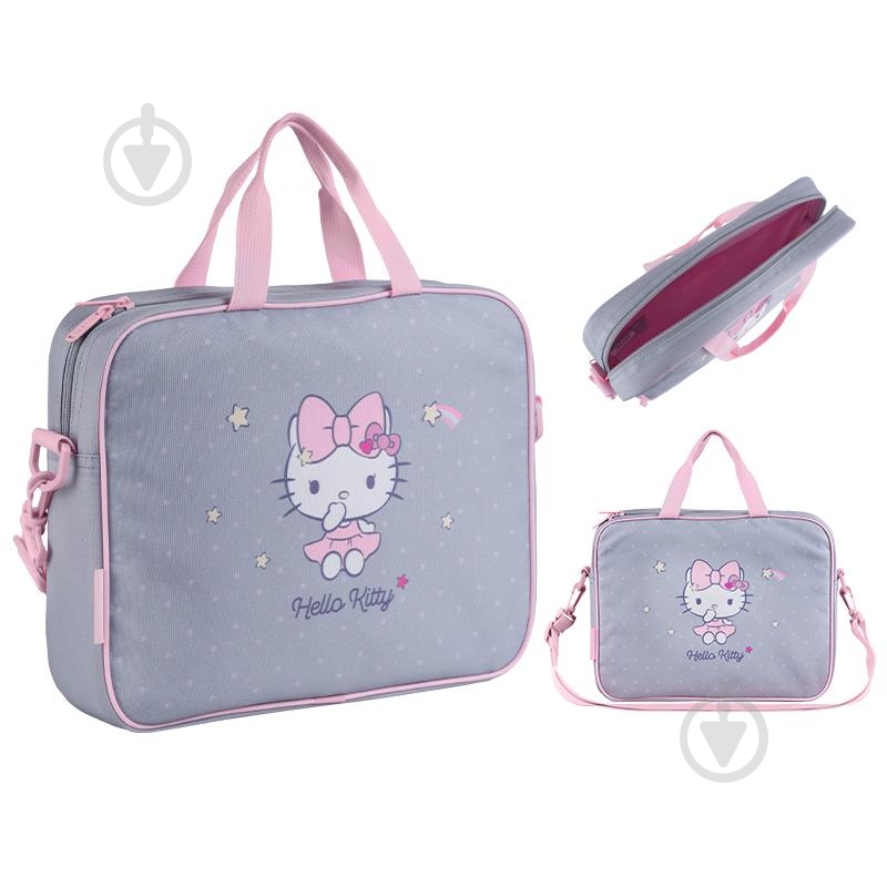 Сумка-портфель А4 589-1 Hello Kitty KITE - фото 3