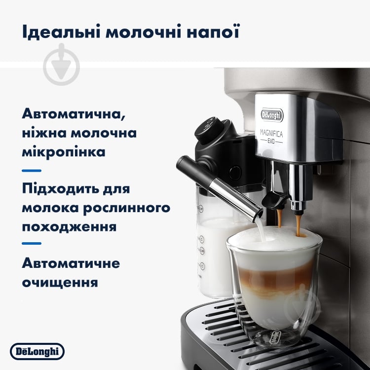 Кавомашина Delonghi ECAM290.85.SBX Magnifica Evo - фото 5