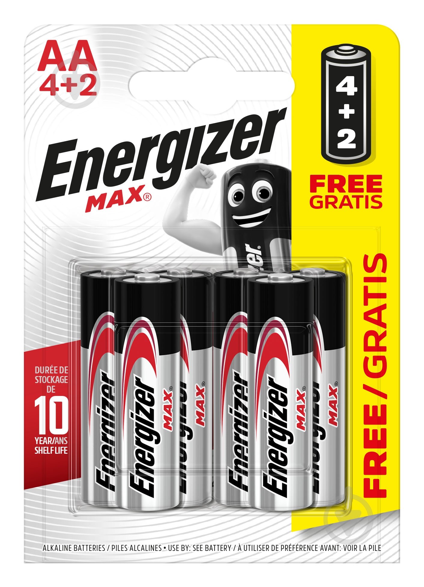 Батарейка Energizer блистер 1/2AA 6 шт. (E301534204) - фото 1