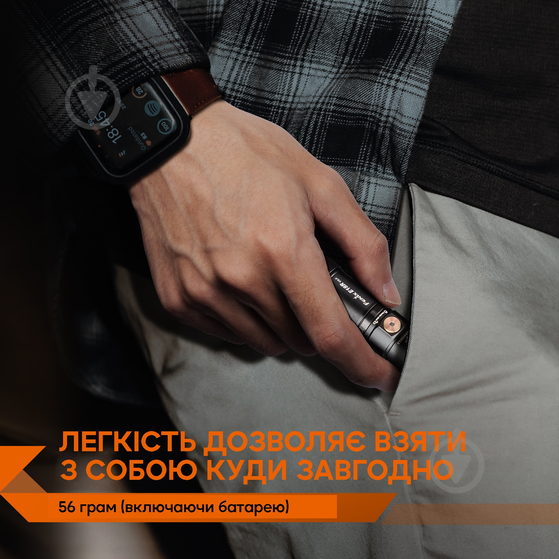 Фонарик Fenix ручиой E18R V2.0, 1200лм - фото 22