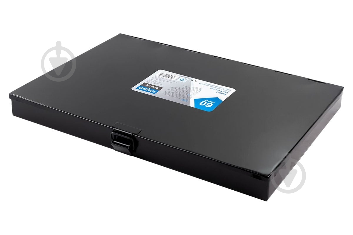 Набор метчиков и плашек метрический+дюймовый, в металлическом кейсе Scheppach 60 шт. SCH-M060-3 - фото 4 Набор метчиков и плашек метрический+дюймовый, в металлическом кейсе Scheppach 60 шт. SCH-M060-3 - фото 4