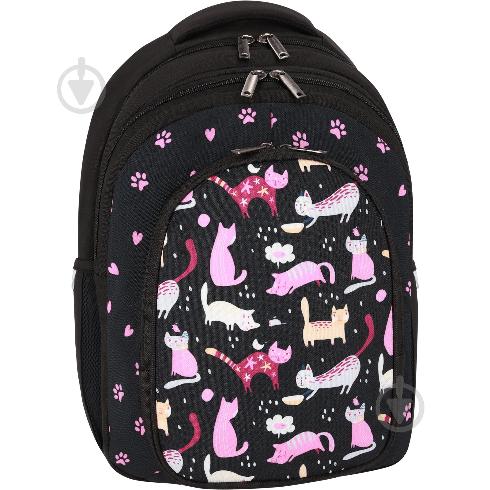 Рюкзак школьный Bagland Bombino Сolorful cats 16 л 59166 - фото 1