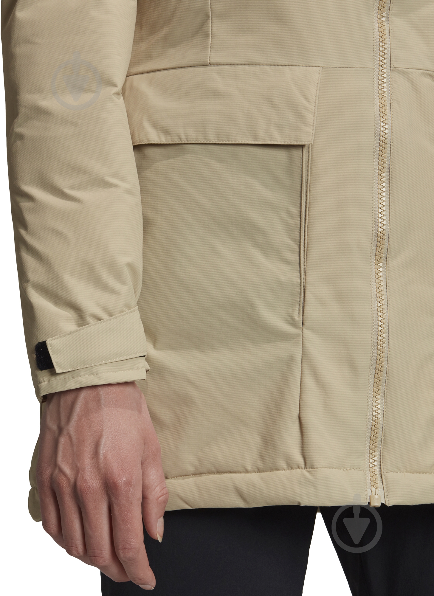 Куртка-парка женская зимняя Adidas W XPLORIC Parka GE7790 р.M бежевая - фото 11